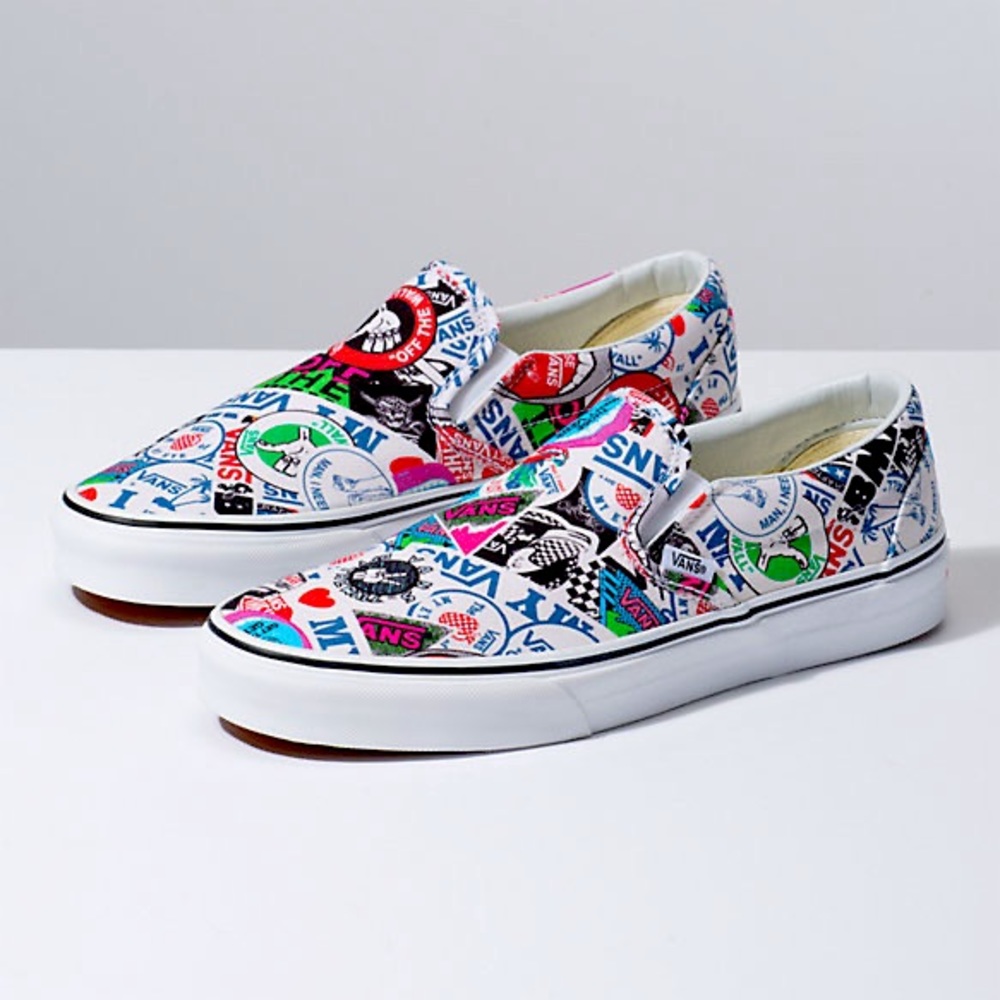 Vans Classic Slip-on Sticker Mash-Up Sneaker
